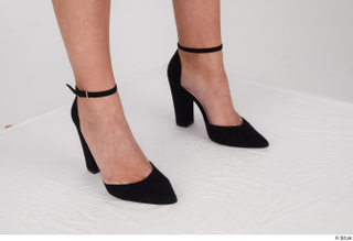 Babbie black high heels sandals business foot shoes 0002.jpg